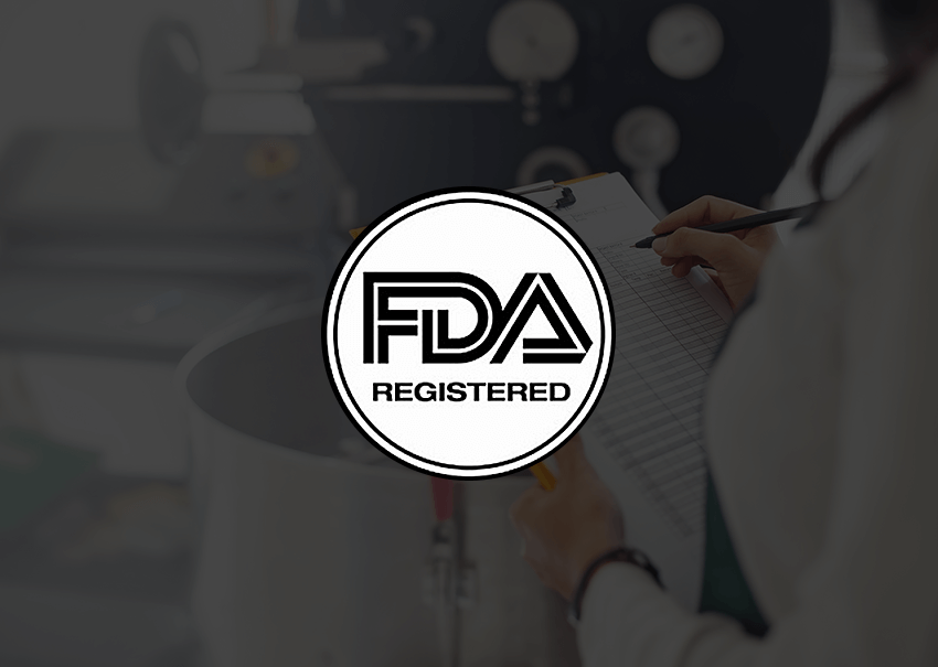 Registro FDA Certification Energy